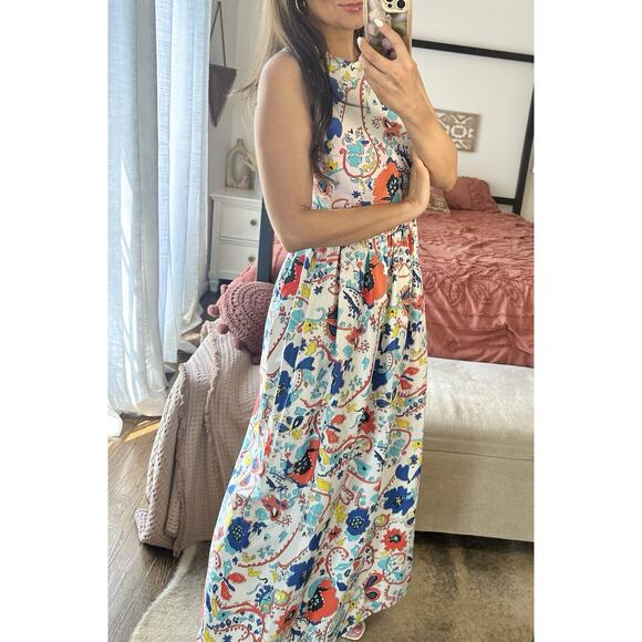 70’s Vintage Size 18 John Meyer Colorful Maxi Dress - Picture 13 of 13